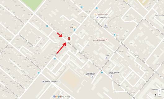 Билборд A в Черкассах, 3в*6ш  вул. Надпільна (Ільїна) - вул. Надпільна схема