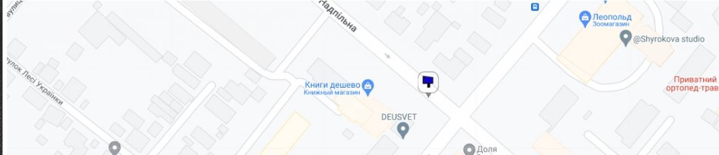 Билборд + в Черкассах, 3в*6ш  вул. Михайла Грушевського (Котовського) - вул.Надпільна (Ільїна) схема