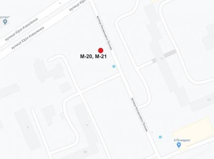Білборд, Бігборд (Борд)  A у Кропивницький (Кіровоград) Незалежності вул. (Космонавта Попова) схема