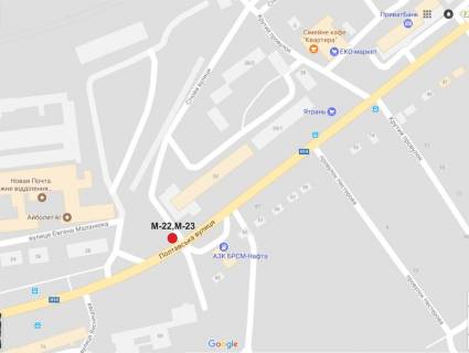 Билборд  в Кропивницкий (Кировоград) схема