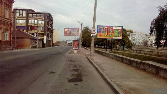 Citylight A in Kropyvnytskyi (Kirovograd), 1,2х1,8  av.Vasilivs'kij, naberezna Photo 1