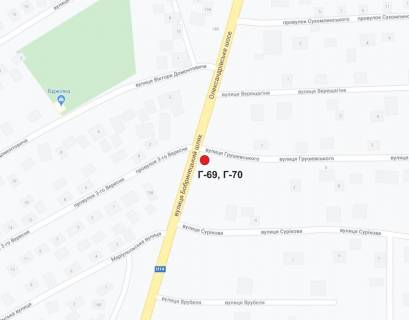 Билборд A в Кропивницкий (Кировоград) вул. Бобринецький шлях (40річчя Перемоги) схема