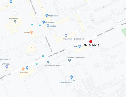 Билборд A в Кропивницкий (Кировоград), 3х6  вул. Героїв України (вул. Героїв Сталінграда) схема