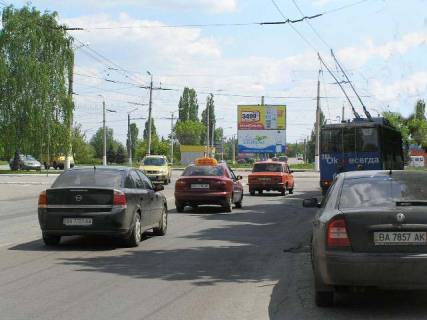 Billboard A in Kropyvnytskyi (Kirovograd) st.Korolenko, stela na transportnomu koli Photo 1