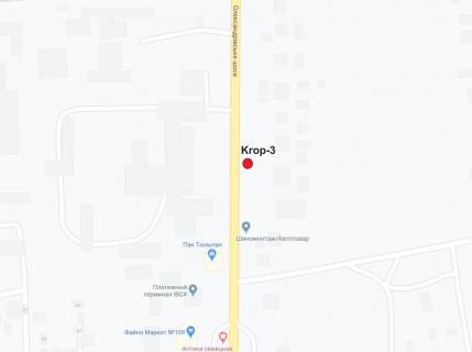 Білборд, Бігборд (Борд)  A у Кропивницький (Кіровоград) вул.Холодноярська схема