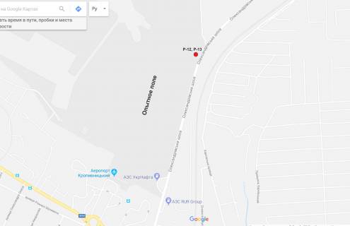Билборд A в Кропивницкий (Кировоград), 3х6  вул. Олександрійське шосе  схема