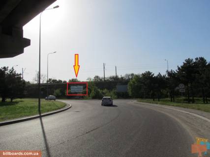 Билборд A в Запорожье, 3х6  о.Хортица_кольцо_мостовая развязка фото 1