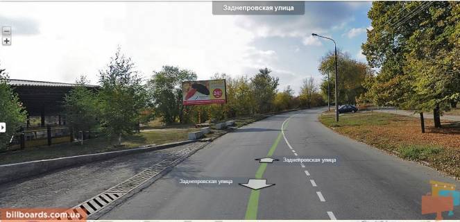 Билборд B в Запорожье Задніпровська - ЗД переїзд фото 1