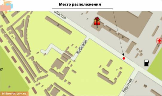 Призма A в Запорожье Южное шоссе, 7-ул. Верхняя - 163261 схема