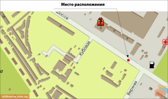 Призма A в Запорожье Южное шоссе, 7-ул. Верхняя - 163263 схема