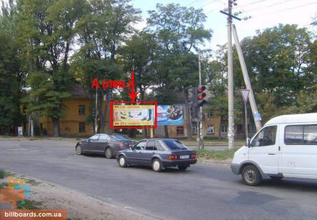 Билборд A в Запорожье, 3х6  Уральская -  8 Марта (пр-т Моторостроителей) фото 1
