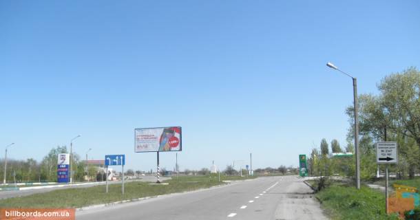 Білборд, Бігборд (Борд)  A у Токмаку Б. Хмельніцького- в'зд із Запоріжжя, пост ДАІ Фото 1