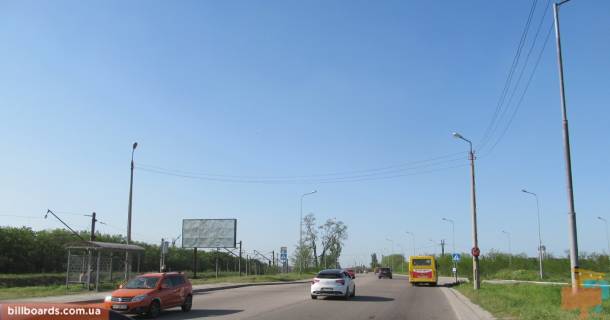 Билборд B в Запорожье, 3х6  о. Хортица_ул. Сечи_остановка фото 1