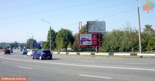 Билборд A в Запорожье, 3х6  Стефанова-автомобильный переезд (НИЗ) фото 1
