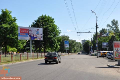 Билборд  в Днепр (Днепропетровск) Олександра Поля (Кірова), 104, напротив ТЦ "Славутич" в сторону ул. Незалежності (Титова), Зап. шоссе фото 1