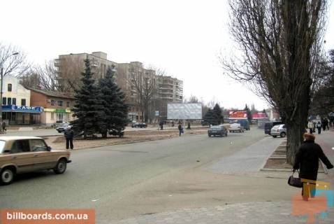 Білборд, Бігборд (Борд)   у Нікополі пр-т Электрометаллургов - разделитель 1 Фото 1
