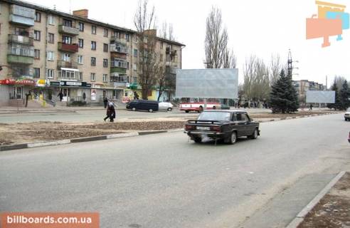 Білборд, Бігборд (Борд)   у Нікополі пр-т Электрометаллургов - разделитель 1 Фото 1