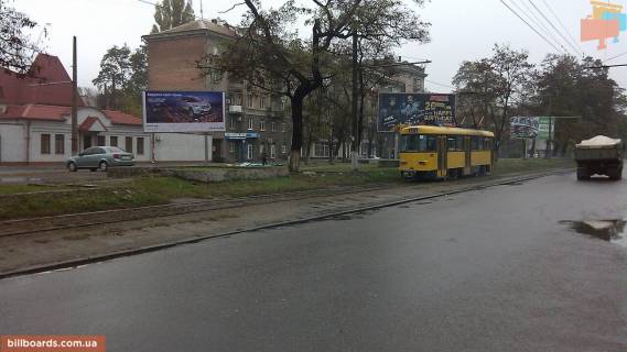 Білборд, Бігборд (Борд)   у Дніпро (Дніпропетровськ) пр-т Лесі Українки (Пушкіна) - ул. Шмидта Фото 1
