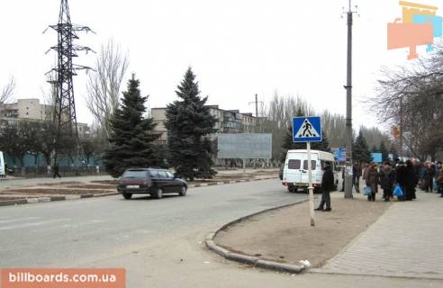 Білборд, Бігборд (Борд)   у Нікополі пр-т Электрометаллургов - разделитель 2 Фото 1