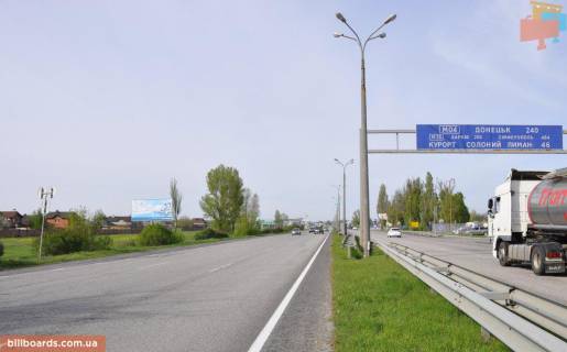 Билборд  в Днепр (Днепропетровск) пр-т Слобожанський (Газети "Правда"), виїзд з міста, ж/м "Золоті Ключі", 1+750, Харківська траса Т-04 фото 1