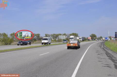 Билборд  в Днепр (Днепропетровск) Донецьке шосе, перед АЗС "Укртатнафта", р-н "Епіцентра", виїзд з міста, 221+850 фото 1