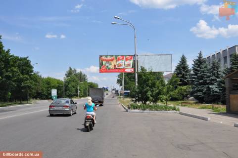 Билборд  в Павлограде вул. Преображеньска - вул. Дніпровська (БК "Машинобудівників") правий фото 1