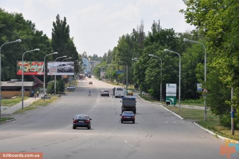 Билборд  в Павлограде вул. Преображеньска - вул. Дніпровська (БК "Машинобудівників") правий фото 1