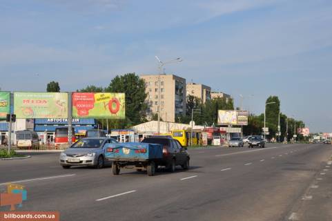 Білборд, Бігборд (Борд)   у Павлограді вул. Полтавська, 131 - Автовокзал, правий Фото 1