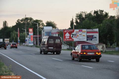 Билборд  в Днепр (Днепропетровск) Донецьке шосе, перед віадуком, АЗС "Лукойл" фото 1