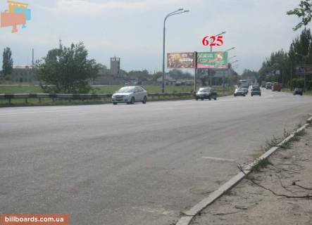 Билборд  в Павлограде вул. Дніпровська  (р-н р. Гнездка), в сторону м. Дніпро, правий фото 1