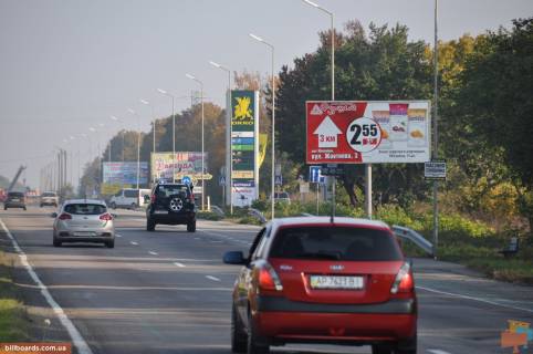 Билборд  в Днепр (Днепропетровск) Запорізьке шосе, АЗС ОККО, до м. Дніпро фото 1