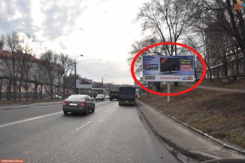 Билборд  в Днепр (Днепропетровск) ул. Космическая, спуск Тольятти фото 1