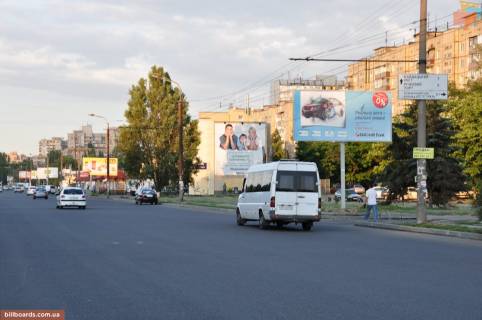 Билборд  в Днепр (Днепропетровск) Набережная Заводская - ж. м. Коммунар (в центр) фото 1