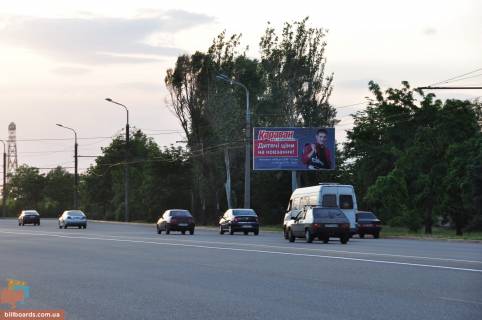 Билборд  в Днепр (Днепропетровск) Набережная Заводская, АЗС Глория (из центра) фото 1