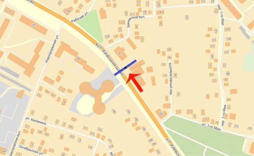 Билборд A в Борисполе, 3х6  Бориспіль вул.Киівський шлях 65 (А) на Київ/200м від супер макрет Біла,МакДональдс схема