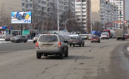 Билборд B в Киеве Полярна/Петра Калнишевського вул. (Михайла Майорова) (В) на пл.Шевченка фото 1