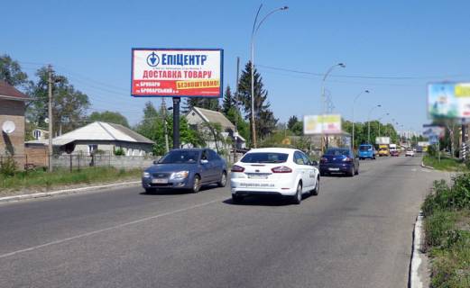 Билборд B в Бровары, 3х6  Бровари вул.Київська 117 (В) з Київа фото 1