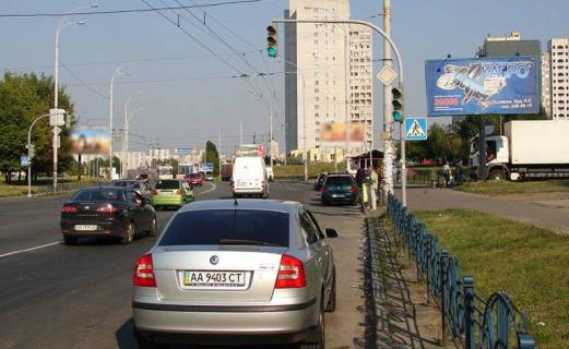 Билборд A в Киеве Полярна/Петра Калнишевського вул. (Михайла Майорова) (А) на Оболонь фото 1