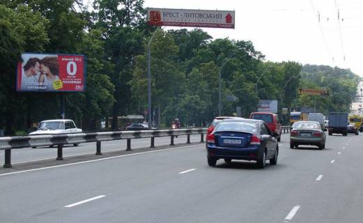 Білборд, Бігборд (Борд)  B у Києві просп. Берестейський (Перемоги) Перемоги / Мальовнича / дачі (В) Фото 1