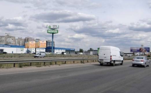 Билборд B в Киеве Окружная 12/ Лерой Мерлин,супермаркет Новус (В) левый (напр.к Одесской пл) фото 1