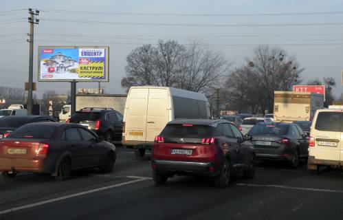 Скроллер A в Киеве, 3х6  Кільцева дорога-перед Жулянським мостом / авторинок (розподілювач) на просп. Берестейський (Перемоги) (А2) Скролери - 245955 фото 1