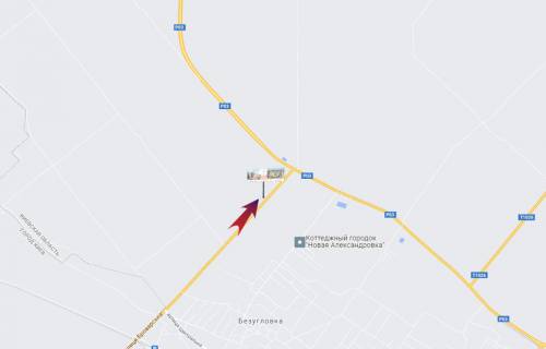 Билборд B в Київських трасах, 3х6  Бориспільский р-он/з с Проліски по вул.Броварська/перед поворотом на Кільцеву (В) правий - на Бровари,Бориспіль схема
