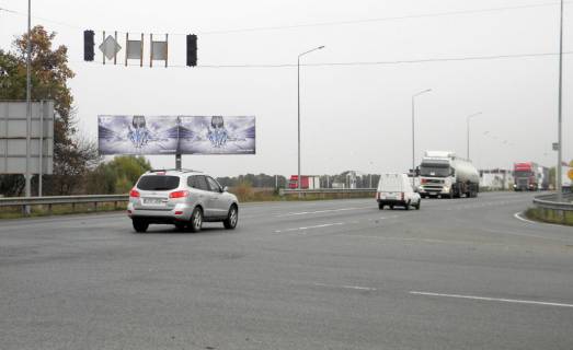 Билборд A в Київських трасах, 3х6  Бориспільский р-он траса Бровари-Бориспіль-поворот на Проліски - на Бориспіль (В) лівий фото 1
