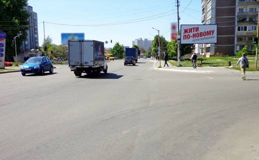 Билборд A в Бровары, 3х6  Бровари вул.Ярослава Мудрого/Грушевського 5 (А) на Київ/АТБ фото 1
