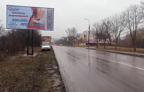 Билборд B в Вышгороде, 3х6  Вишгород вул.Шолуденко (В)/ресторан "Вишеград" - в центр фото 1