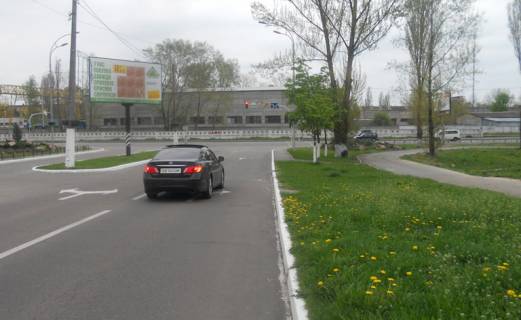 Билборд A в Вышгороде, 3х6  Вишгород пр-т Шевченко/Набережна (виїзд) на Київ,на ГЕС (розподілювач) фото 1
