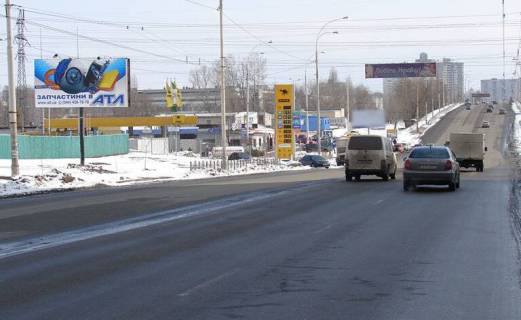 Білборд, Бігборд (Борд)  B у Києві, 3х6  Полярна / 200 м до Петра Калнишевського вул. (Михайла Майорова) (В) на Оболонь Фото 1