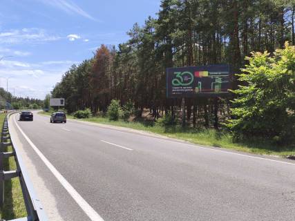 Білборд, Бігборд (Борд)  A у Вишгороді, 3х6  Мінський пр-т/1,2 км від перекрестя, наліво на Вишгород,прямо на вул.Богатирська  (А) Фото 1