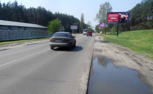 Білборд, Бігборд (Борд)  A у Ірпені, 3х6  Ірпінь в*їзд в місто з Гостомельскої траси (А) Фото 1