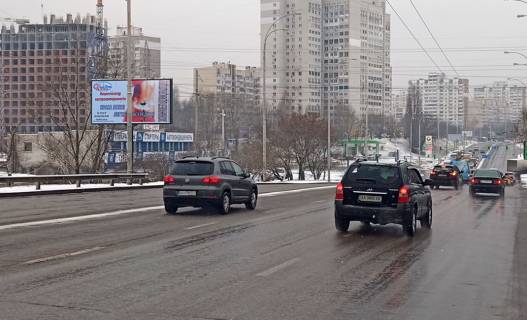 Білборд, Бігборд (Борд)  B у Києві, 3х6  Полярна 10 (В)  на пл.Шевченка Фото 1